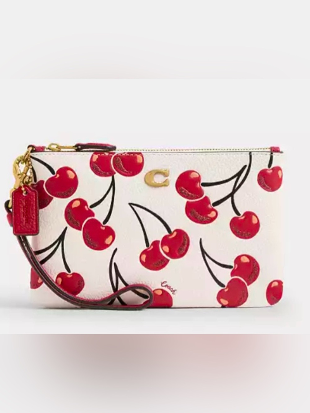 Coach Cherry Wristlet